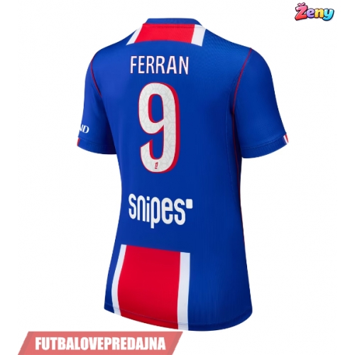 Lacne Ženy Futbalové dres Paris Saint-Germain Ferran Torres #9 2026-27 Krátky Rukáv - Domáci